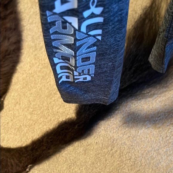 Under Armour Gray Quarter-Zip Pullover - Picture 3 of 4